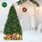 Gymax; Pre-Lit 7 Premium Spruce Artificial Christmas Tree Hinged 460 Led Lights Pine Cones; Category:Shop All Christmas Trees; Image:2